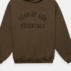 Fear of God Essentials Olive Fleece